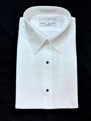 White Dress Shirt / Tuxedo Shirt available at Formalwear Outlet Hillsborough, NC