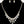 Teardrop Stone Cluster Pointed Rhinestone Paved Necklace and Earring Set