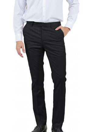 Black ZeGarie Slim Fit Pant Separates ZeGarie 