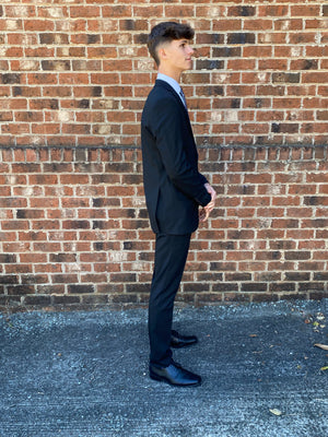 Black ZeGarie Slim Fit Blazer Separates ZeGarie 