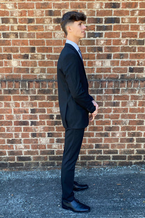 Black ZeGarie Slim Fit Blazer Separates ZeGarie 