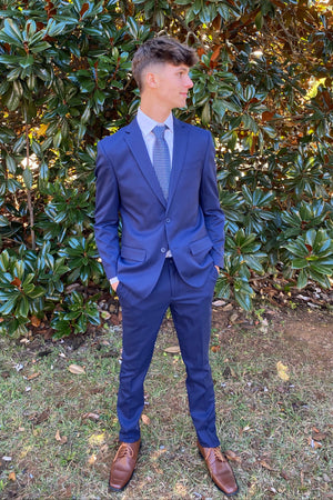 Navy ZeGarie Slim Fit Pant Separates with Jacket sold separately - Formalwear Outlet