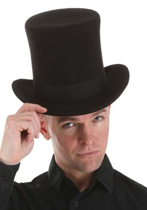 Black Top Hat - Adult One Size Fits Most Adjustable Elope 
