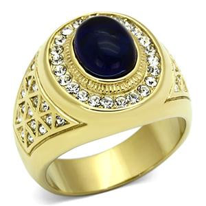 Montana IP Gold Plated Men's Ring Fashion Jewelry 