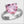 Pink Heart Cubic Zirconia Stainless Steel Ring Fashion Jewelry 