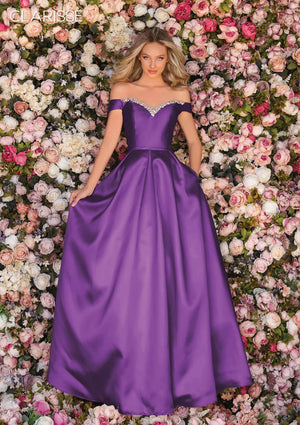 CLARISSE 8057 Off the Shoulder A-Line Dress Clarisse 