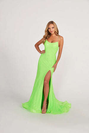 Colette CL2060 Neon Sequin Fit-n-Flare Dress Colette 