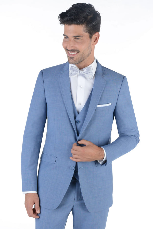 Cornflower Blue Bartlett Slim Fit Suit by Allure Men Allure Men 