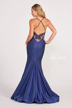 Ellie Wilde EW34005 Sparkling Fitted Dress Ellie Wilde 