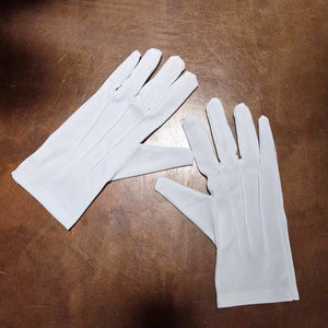 Men's White Formal Gloves - Formalwear Outlet