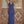 PS24100 Cobalt Blue Glitter Stone Fitted Dress - Formalwear Outlet
