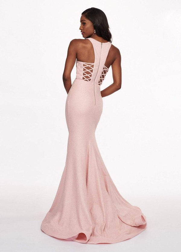 Rachel Allan 6472 Blush Fit-n-Flare Dress Rachel Allan 