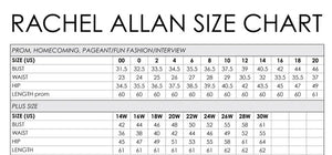 Rachel Allan 6478 Blush 2 Piece Fit-n-Flare Dress *FINAL SALE* - Formalwear Outlet