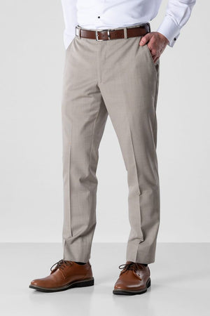Sand Brunswick Slim Fit Suit by Allure Men Allure Men 