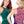 Clarisse 3511 Purple Beaded Illusion High Neck Fitted Jersey Dress