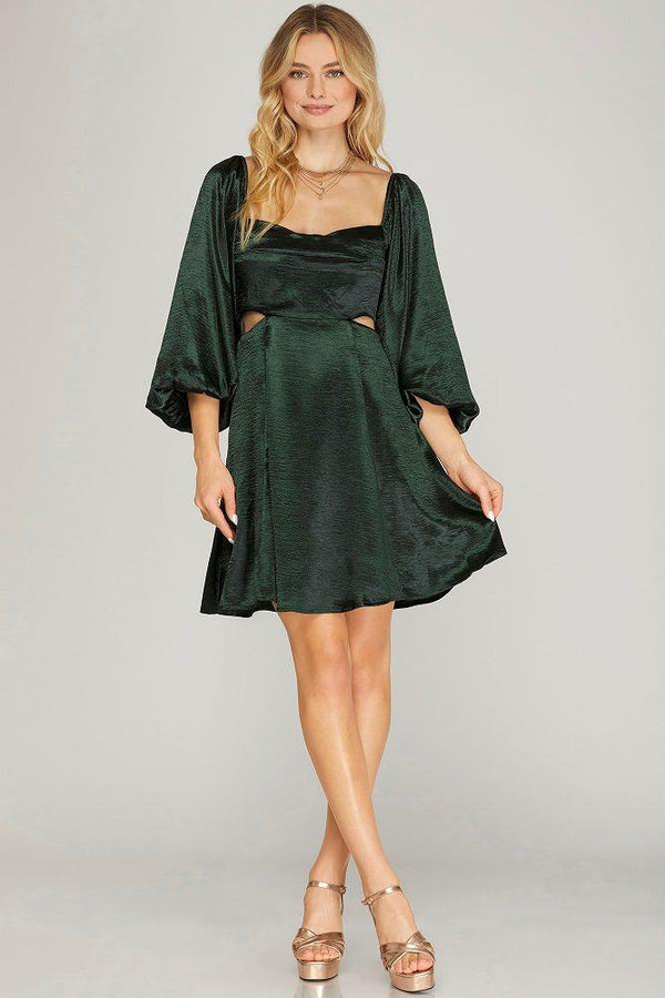 All In The Details Green Dress