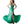 Alyce Paris 35442 Kelly Green Sweetheart Chiffon Dress with Slit