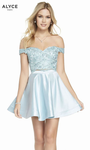 Alyce Style 8327 in Ice Blue 2pc