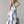 Clarisse 3538 White Print V-Neck A-Line Dress