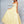 Clarisse 3738 Lemon Yellow Beaded Top Tulle Bottom Ballgown - Size 10