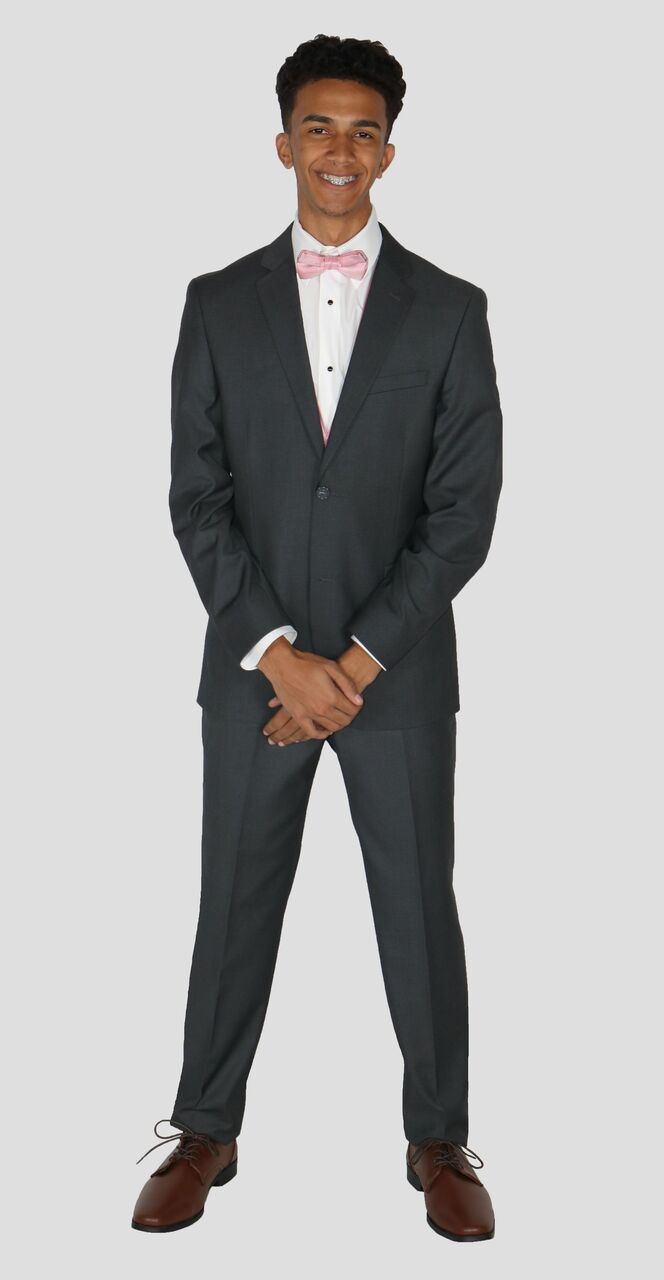 New Grey 2 Piece Caravelli Slim Fit Suit