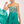 JVN by Jovani 5313 Teal Beaded Sweetheart Chiffon A-Line Dress