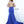 JOVANI 65416 Ocean Blue High Neck Glitter Mermaid Dress - Size 10