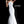 JOVANI 65416 White High Neck Glitter Mermaid Dress - Size 10