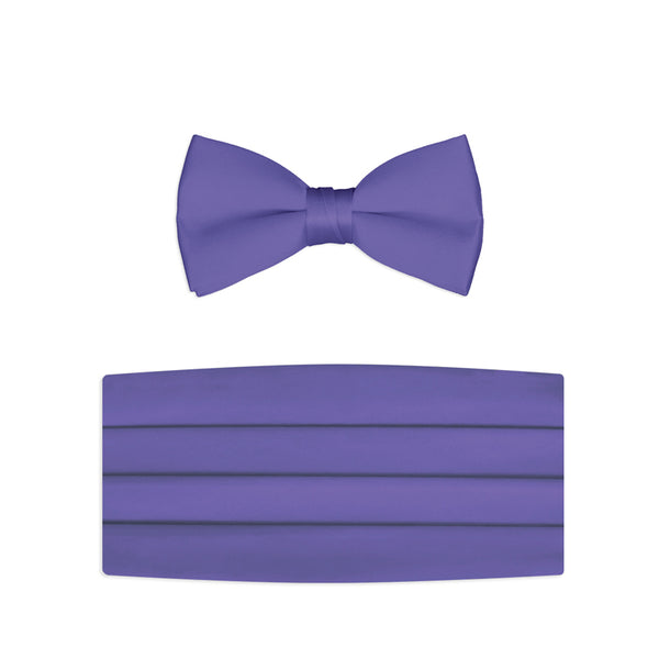 New Satin Bow Tie & Cummerbund Sets - Choose from 15 Colors