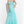 Rachel Allan 7259 Aqua Mint Jeweled Neckline Chiffon Dress