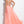 Flowing Coral chiffon a-line dress featuring an illusion sweetheart neckline with beaded accents of coral, white and turquoise and beaded straps across the back.