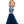 Rachel Allan 7001 Navy Embroidered Floral Mermaid Dress