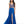 Rachel Allan 7209 Royal Blue Shimmer 2 Piece Dress with Slit