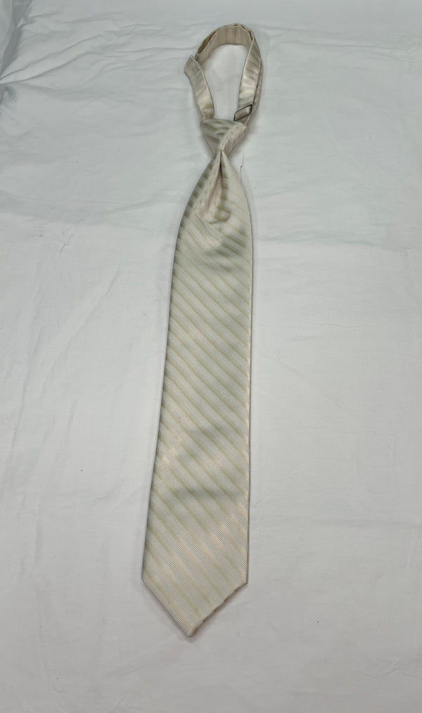 Men's Reflections Stripe Pre-tied Long Tie - 19 Colors