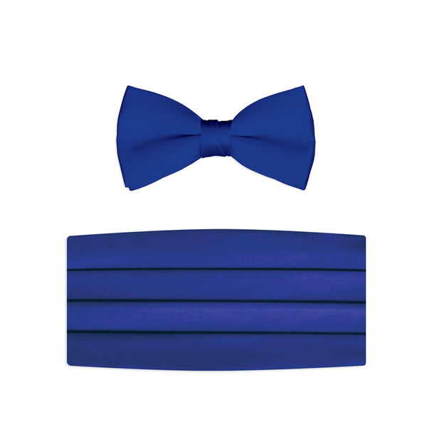 New Satin Bow Tie & Cummerbund Sets - Choose from 15 Colors