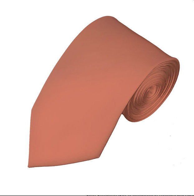 New Palm Coast Coral Self Tie Slim Long Tie