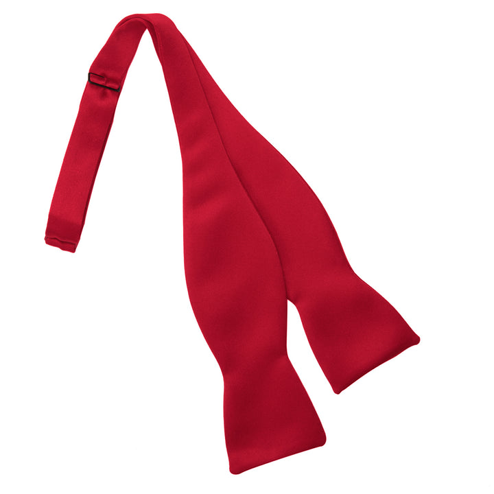 Men's Red Self Tie Bow Tie